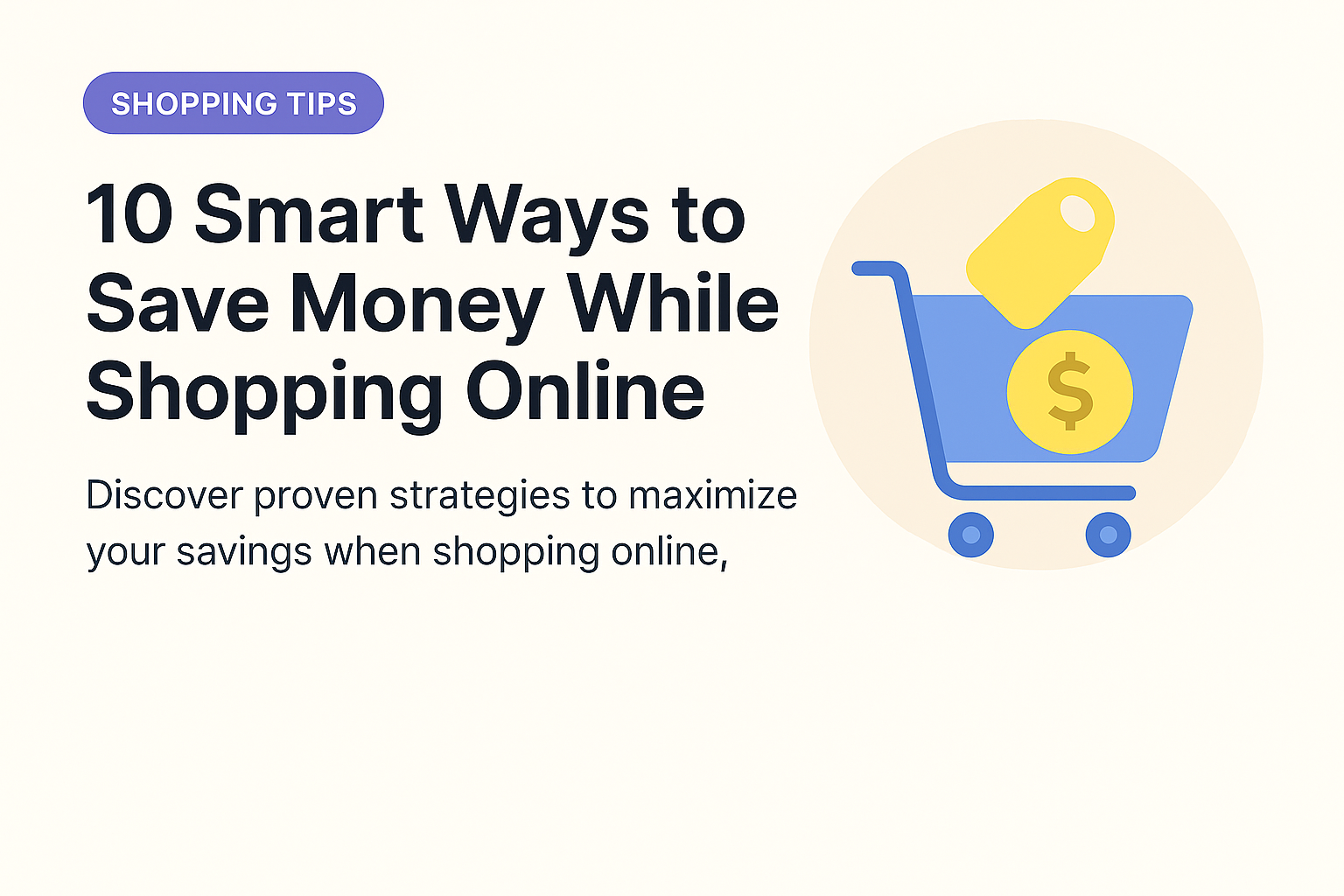 10 Smart Ways to Save Money While Shopping Online