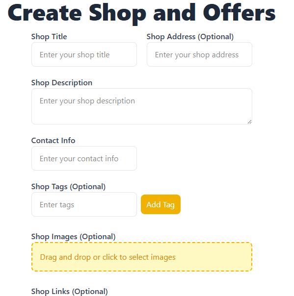 create Shop